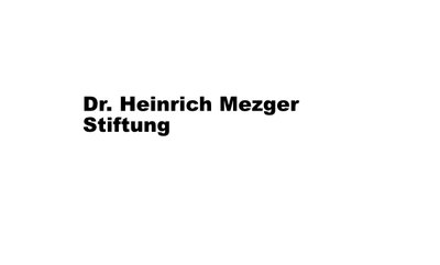 dr heinrich mezger stiftung logo bybalzer